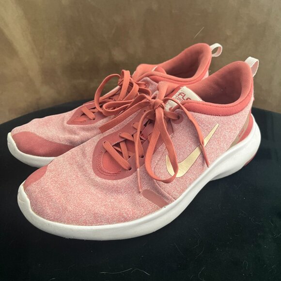 Nike Flex Experience Run Rn 8 Pink Athletic Sneaker Running Shoe Women's size 8 - Picture 1 of 9